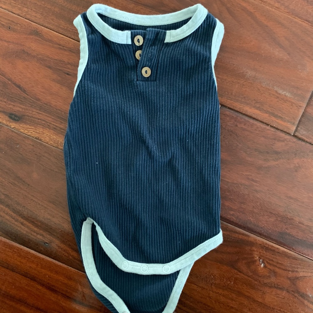City Mouse sleeveless baby onesie